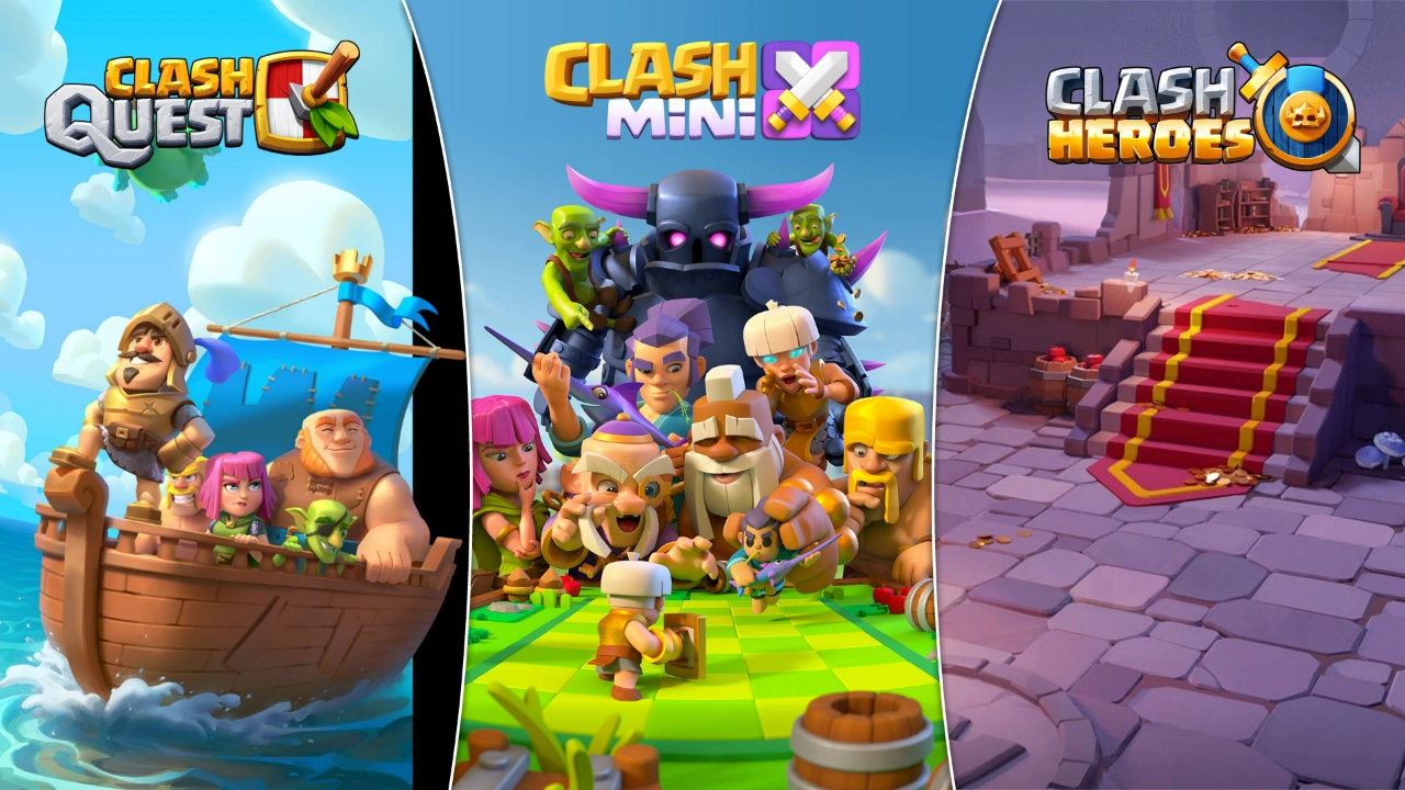 Clash Royale - 3 novos Jogos Clash em desenvolvimento? 😱